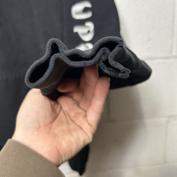 Supreme Gradient Sleeve Logo Hooded Sweatshirt “Black” FW18 - Picture 8 of 14